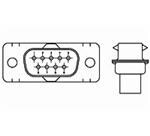 5745018-1 D-Sub连接器 5745018-1 D-Sub连接器