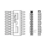 MTCB2X-206-XXX 背板连接器 MTCB2X-206-XXX 背板连接器