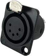 IO-XLR5-F-BK-JL 音频与视频连接器 IO-XLR5-F-BK-JL 音频与视频连接器