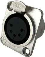 IO-XLR5-F-JL 音频与视频连接器 IO-XLR5-F-JL 音频与视频连接器