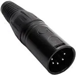 IO-XLR5-M-BK 音频与视频连接器 IO-XLR5-M-BK 音频与视频连接器