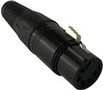 IO-XLR5-F-BKAU 音频与视频连接器 IO-XLR5-F-BKAU 音频与视频连接器