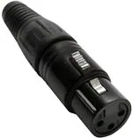 IO-XLR3-F-BKAU 音频与视频连接器 IO-XLR3-F-BKAU 音频与视频连接器