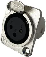 IO-XLR3-F-JL 音频与视频连接器 IO-XLR3-F-JL 音频与视频连接器