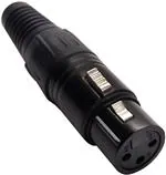 IO-XLR3-F-BK 音频与视频连接器 IO-XLR3-F-BK 音频与视频连接器