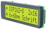 EA DIP162-DNLED 显示器 EA DIP162-DNLED 显示器