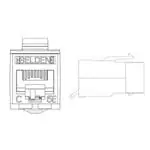 RV5MJKUBK-S1 模块式连接器/以太网连接器 RV5MJKUBK-S1 模块式连接器/以太网连接器