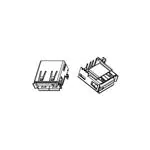 87520-1110BLF USB连接器 87520-1110BLF USB连接器