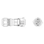 CC-02BFMB-QL8APP 圆形连接器 CC-02BFMB-QL8APP 圆形连接器