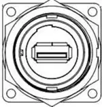 DCP-USBAB-F USB连接器 DCP-USBAB-F USB连接器