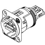 EHUSBAABX USB连接器 EHUSBAABX USB连接器