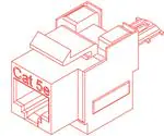 EHRJ45P5EIDC 模块式连接器/以太网连接器 EHRJ45P5EIDC 模块式连接器/以太网连接器