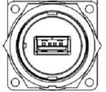 DCP-USBAB-HD USB连接器 DCP-USBAB-HD USB连接器