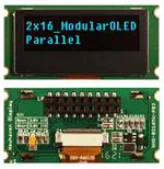 NHD-0216MW-PB3 显示器 NHD-0216MW-PB3 显示器