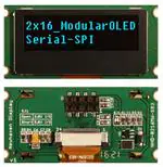 NHD-0216MW-SB3 显示器 NHD-0216MW-SB3 显示器