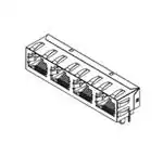 44248-0058 模块式连接器/以太网连接器