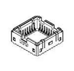 105028-1001 IC 与器件插座 105028-1001 IC 与器件插座