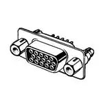 XM4L-1542-502 D-Sub连接器 XM4L-1542-502 D-Sub连接器