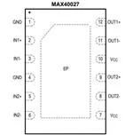 MAX40027ATC/VY+ 集成电路 - IC